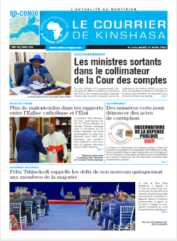 Les Dépêches de Brazzaville : Édition le courrier de kinshasa du 21 mai 2024