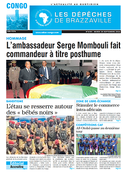 Les Dépêches de Brazzaville : Édition brazzaville du 30 septembre 2025