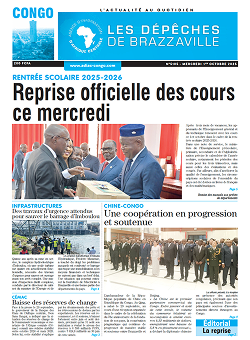Les Dépêches de Brazzaville : Édition brazzaville du 01 octobre 2025