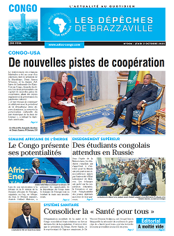 Les Dépêches de Brazzaville : Édition brazzaville du 02 octobre 2025