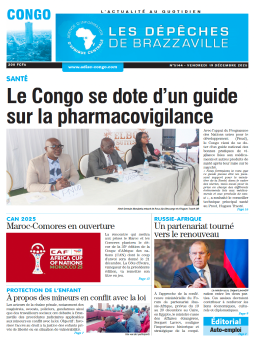 Les Dépêches de Brazzaville : Édition brazzaville du 19 décembre 2025