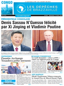 Les Dépêches de Brazzaville : Édition brazzaville du 01 avril 2026