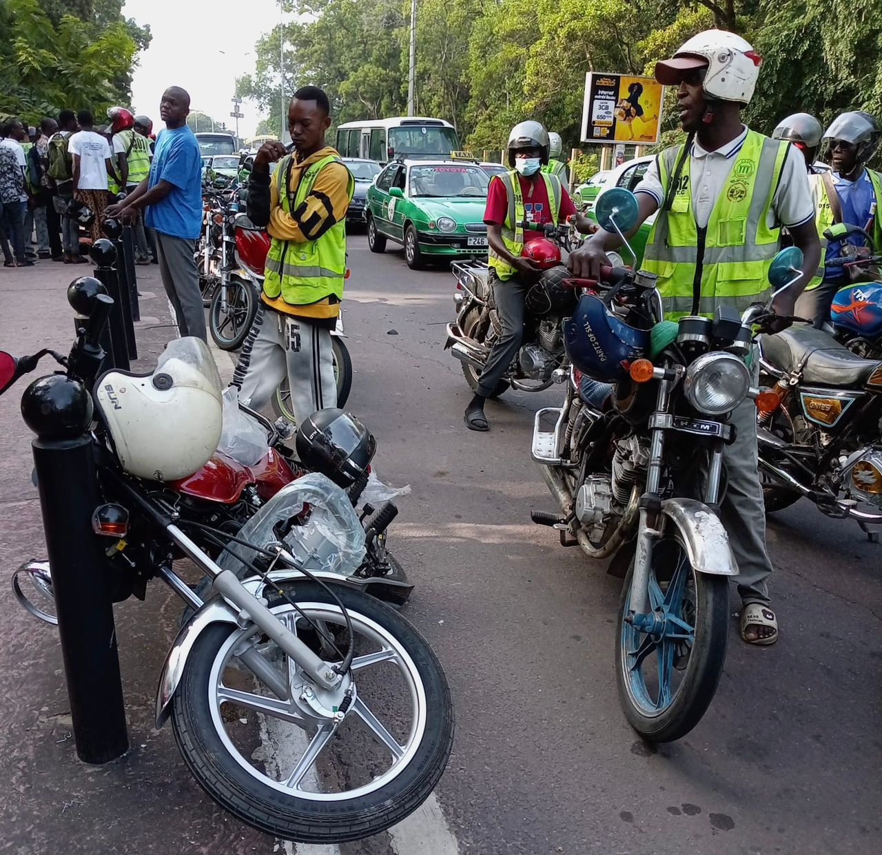 Accident moto-taxi le mercredi 18 mars 2026 à Brazzaville