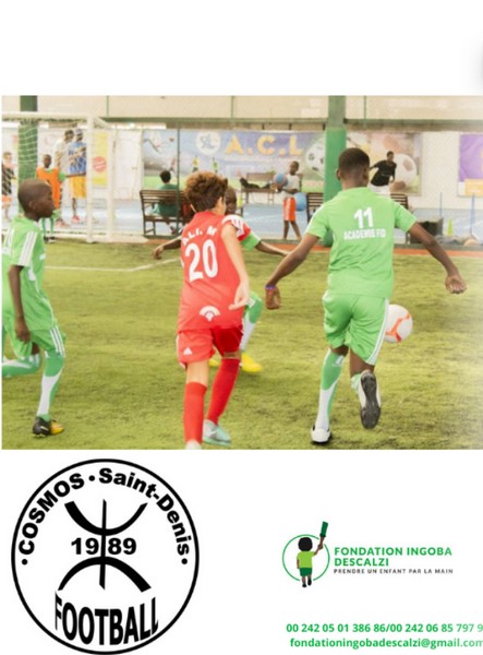 Visuel Tournoi de football de jeunes Congo-France en visioconférence organisé par ADRNS le 10 avril 2021