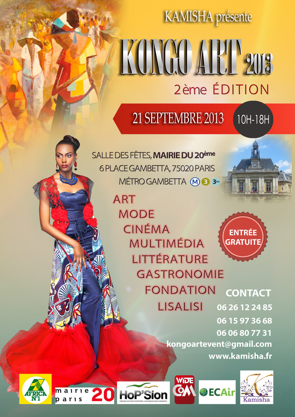 l'affiche du festival Kongo Art 2013