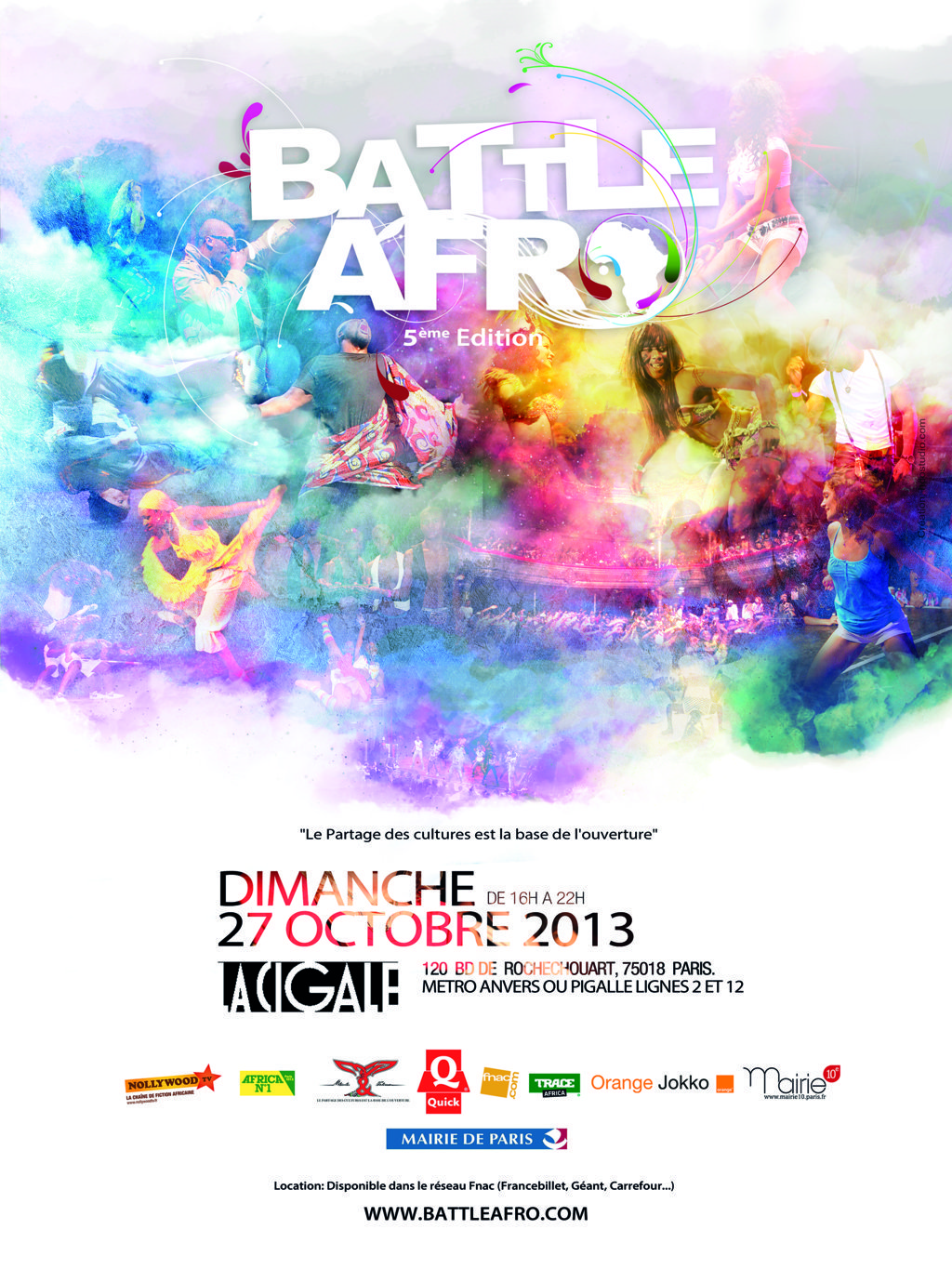 affiche Battle Afro 2013 (crédits DR)