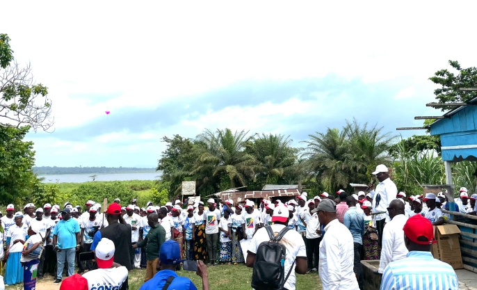 Anatole Collinet Makosso en meeting mars 2026