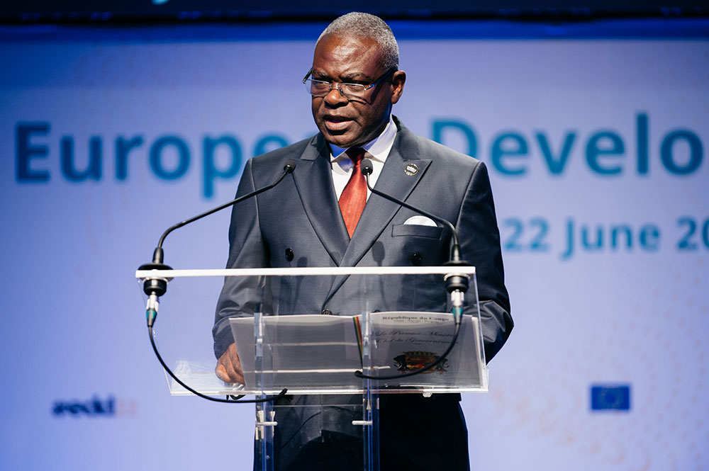 Premier ministre du Congo, Anatole Collinet Makosso,15e édition des Journées européennes du développement,