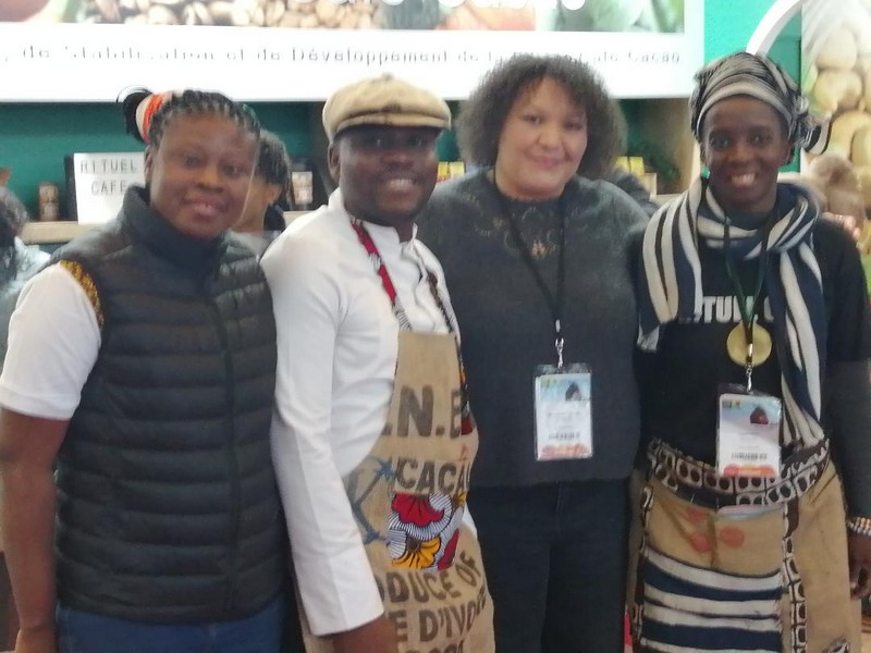 Artisans du stand du Conseil Café-Cacao au SIA 2023