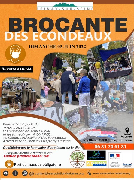 Visuel de la brocante des Épinay-sur-Seine - Les Econdeaux en France