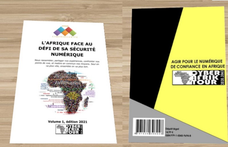 Visuel de l'essai de Chrysostome Nkoumba-Samba à propos de L’Afrique face au défi de sa sécurité numérique