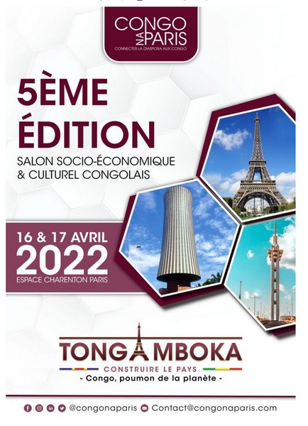Affiche Congo Na Paris 2022, 5e édition