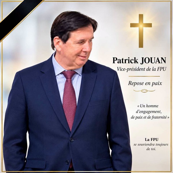 Décès de Patrick Jouan Vice-président de la FPU
