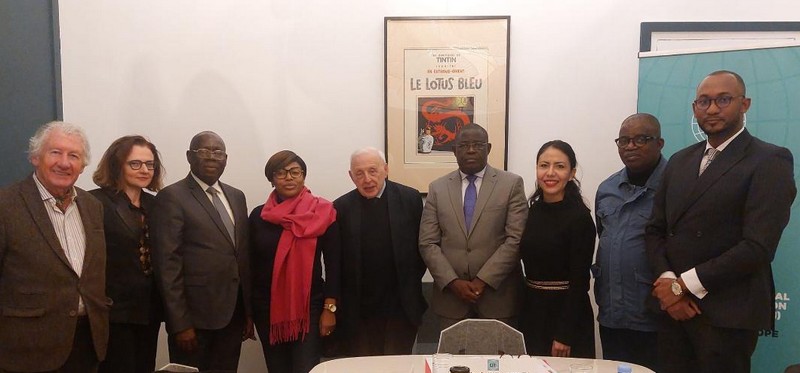 Délégation congolaise de la Halc au Colloque du Centenaire et de la Refondation du Citi à Paris, France