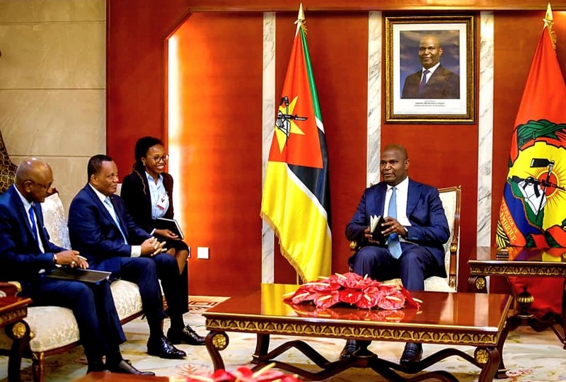 Délégation congolaise reçue par le président mozambicain, juillet 2025