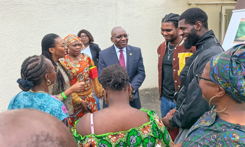 Délégation de l'ambassade de la république du Congo en France conduite par le Ministre Conseiller à Bordeaux