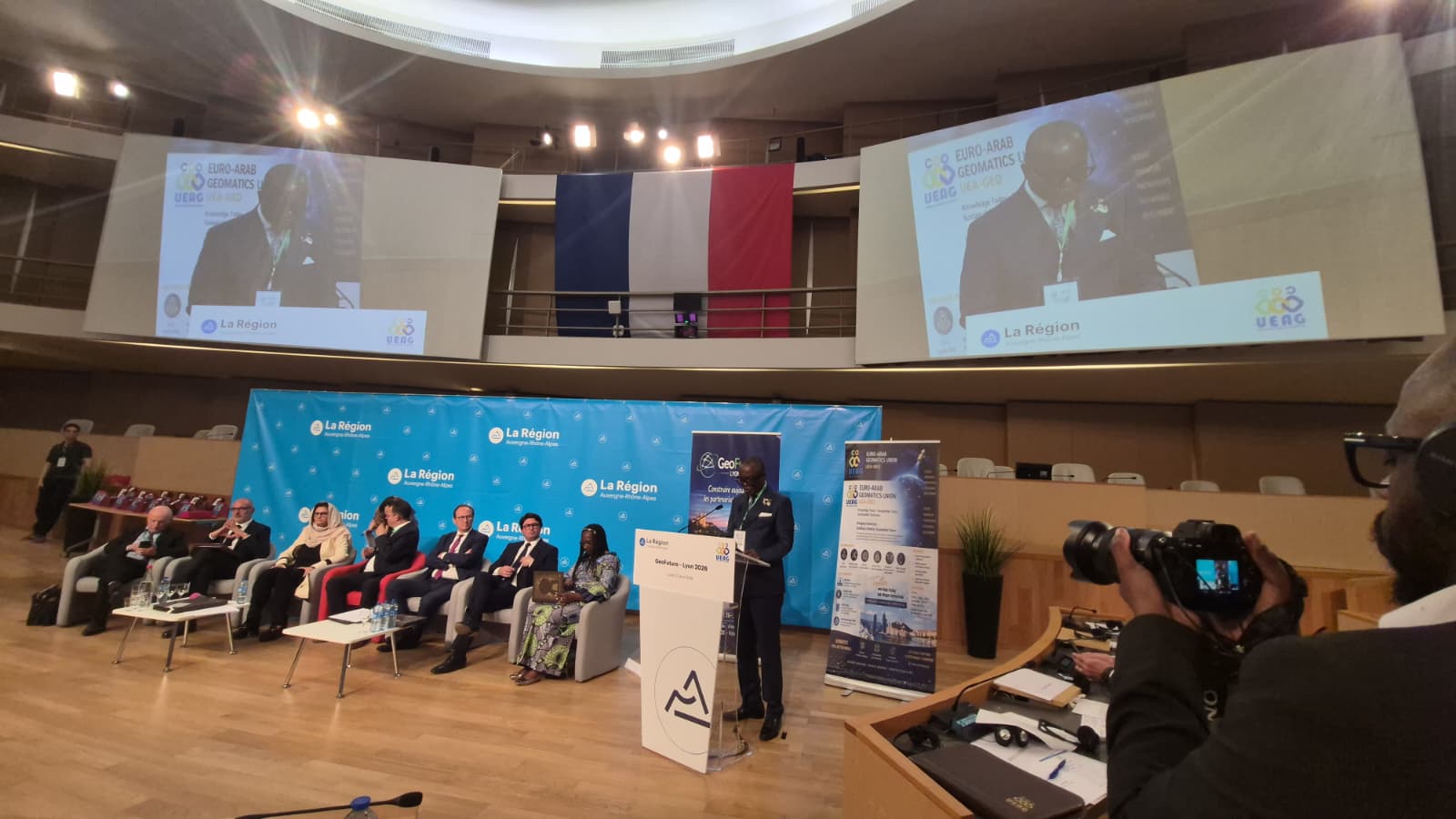 Contribution en plénière de Brice Voltaire Etou Obami au Congrès International GeoFuture 2026