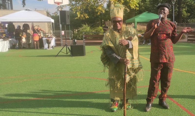Une des prestations musicales lors de la guinguette africaine spéciale rumba 2026