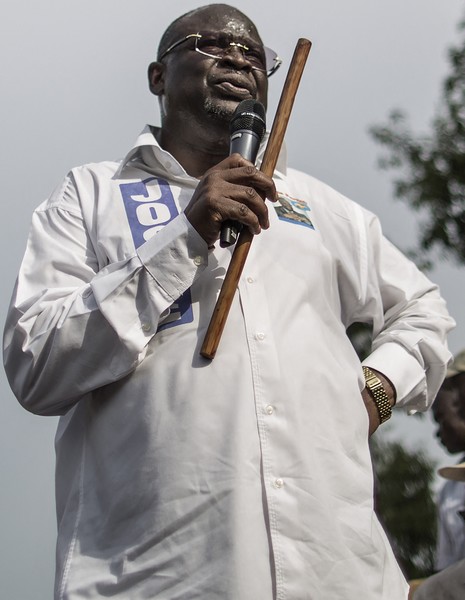 Guy-Brice Parfait Kolélas en campagne en 2016
