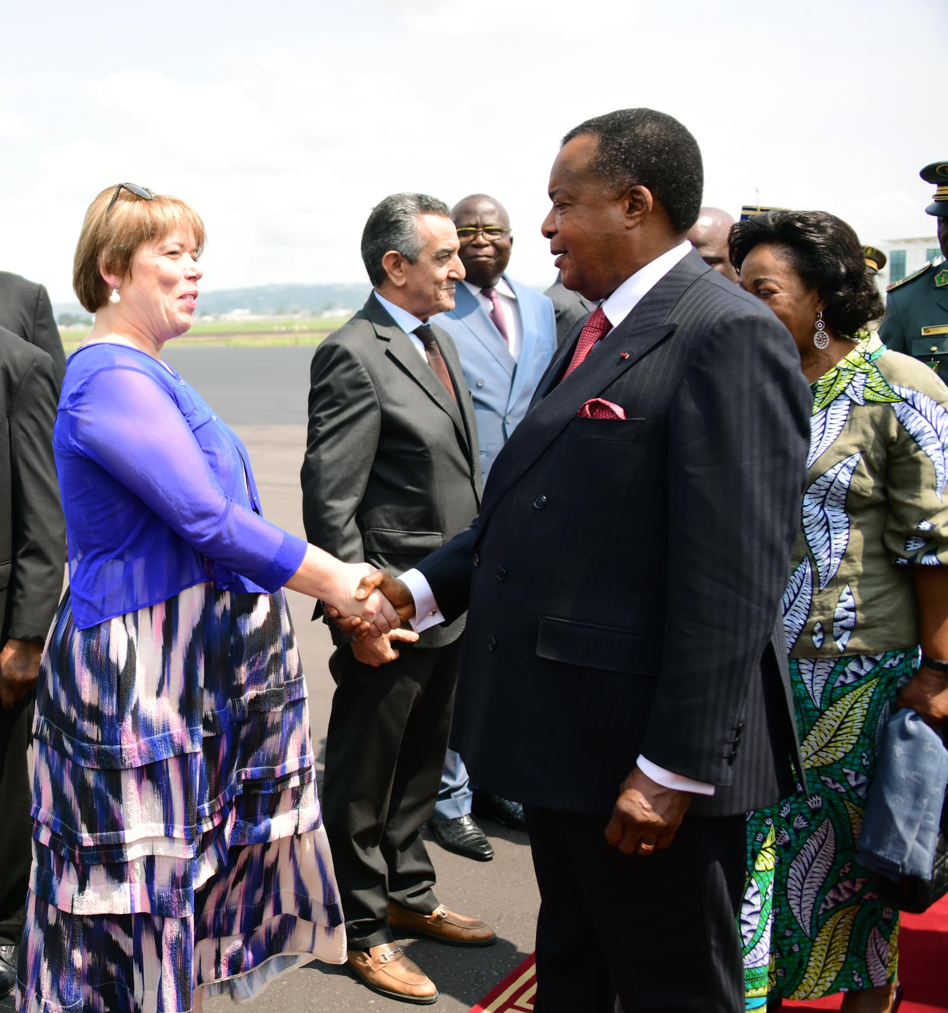 Le Président de la République Denis Sassou-N'Guesso au départ de Brazzaville, vendredi 6 décembre 2024