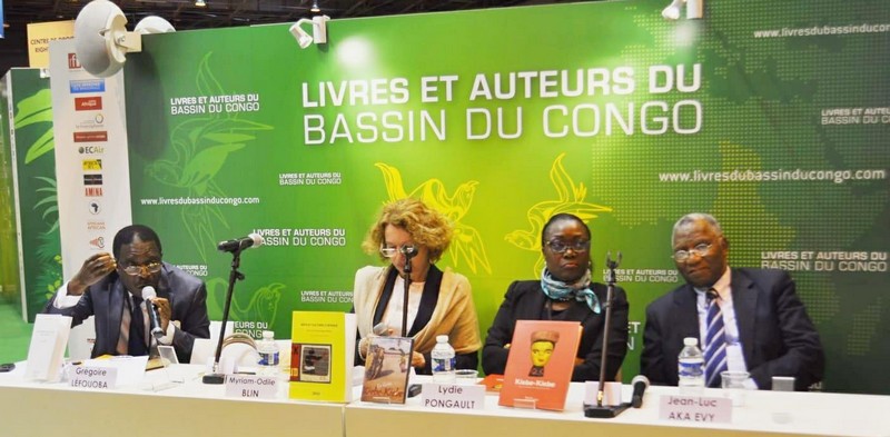 Marie France Lydie Pongault, Stand Livres et Auteurs du Bassin du Congo au Salon du livre de Paris, France