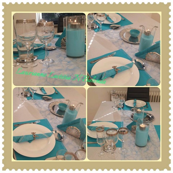 Visuel d'une des conceptions du dressage de la table par Mama Laetisha