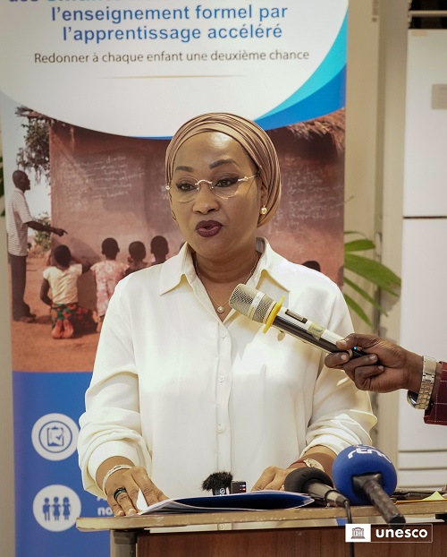  2 : Mme Fatoumata Marega, Représentante a.i. de l’Unesco en RDC / DR