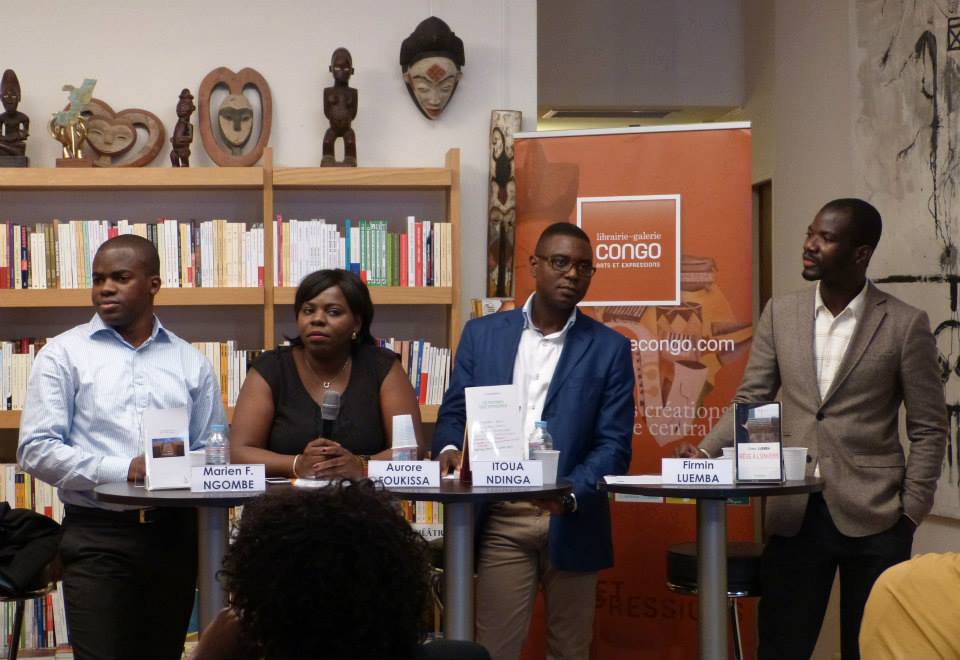 Marien Ngombe, Aurore Foukissa, Itoua Ndinga et Firmin Luemba débattent des parcours de vie des immigrés en France