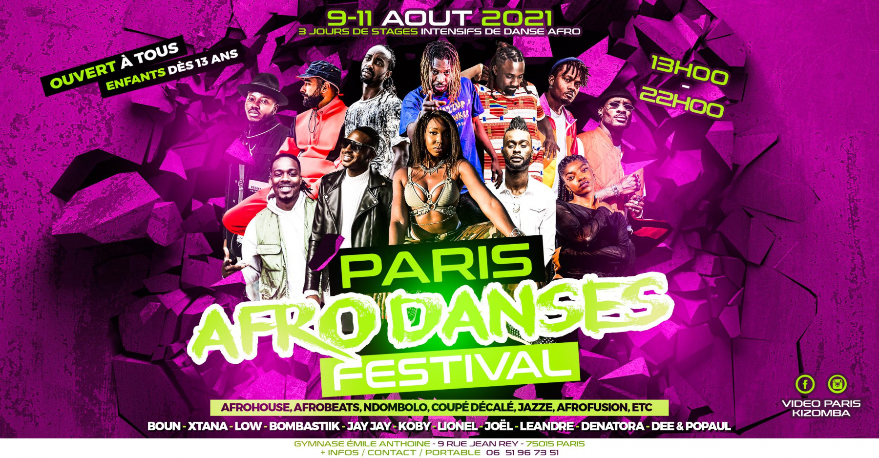 Visuel Paris Danses Festival 2021