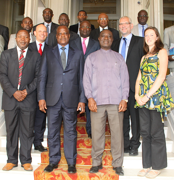 Participants à la réunion de Paris sur la relance du système africain de certification forestière