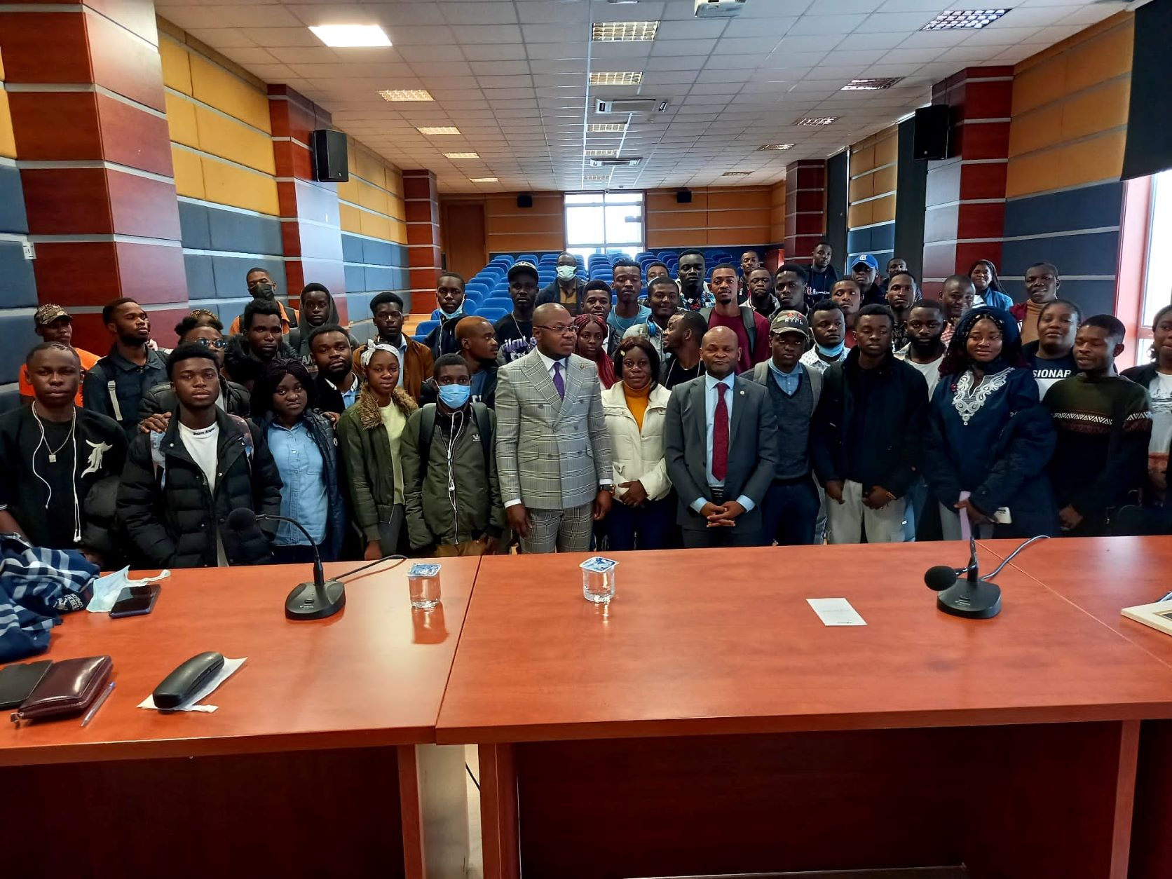 Rencontre délégation de l'ambassade du Congo en Turquie et les étudiants congolais le 13  avril 2022
