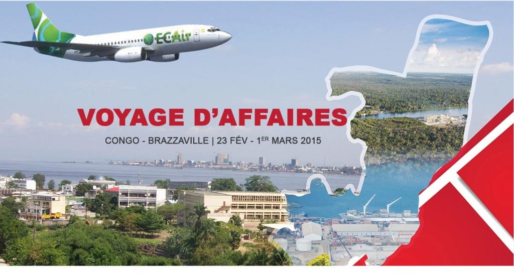 Visuel Voyage d'affaires au Congo organisé par SDA du 23 février au 1er mars 2015