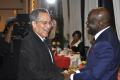 l'ambassadeur Roger Julien Menga reçoit l'ambassadeur de la Guyane, Doyen du corps diplomatique ACP (©ADIAC)