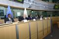 Blaise Compaore, Louis Michel et Denis Sassou Nguesso en session au sommet parlement européen-parlement panafricain ©Bango Bedel