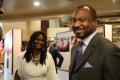 Denis Christel Sassou N'Guesso et l'ambassadeur Sanders au National Press Club ©Adiac