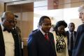Arrivée du président Denis Sassou-N'Guesso à l'institut national de santé américain (NIH) ©ADIAC