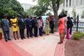Le personnel de l'ambassade du Congo à Washington attend la venue du président ©Adiac