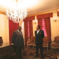 L'ambassadeur Serge Mombouli et président de la république à l'ambassade du Congo à Washington ©Adiac