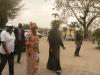 L’abbé Vincent-de-Paul Malonga, en présence de la première dame du Congo, Antoinette Sassou-N’Guesso. 