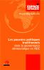 La couverture de Les pouvoirs politiques traditionnels dans la gouvernance démocratique en RDC