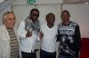 Jean-Michel Denis, Fally Ipupa, David Monsoh et Mory Touré aux débuts de la carrière solo de Fally (2009 DR)