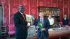 Michel Bouboutou Mampouya, président du conseil départemantal du Pool reçu à la mairie de Ribeauvillé