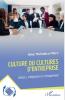 Couverture Culture ou cultures d'entreprise de Milie Théodora Miere