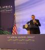 le président Barack Obama lors de la conférence de presse de clôture du premier sommet Etats-Unis/Afrique ©Adiac