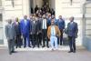 Photo de groupe à l'issue de la rencontre citoyenne du 6 octobre 2022 à l'ambassade du Congo en France