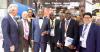 Rodolphe Adada entouré de Bertrand Boullé et des membres de la délégation congolaise conduite par Edwige-Laure Mombouli  