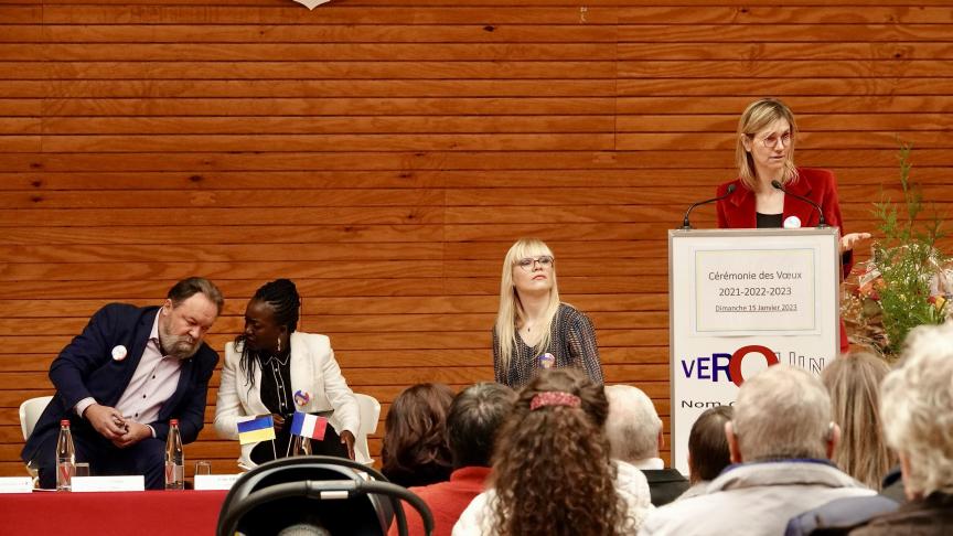 Verquin salle Pierre-Dufresne, dimanche 15 janvier 2023 -Cérémonie de vœux groupés 2021-2022-2023
