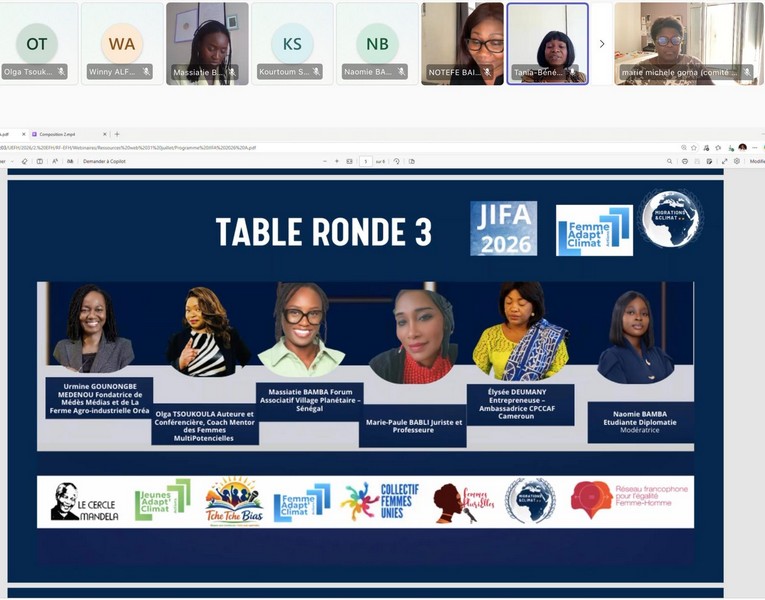 Visuel d'une des tables rondes de la JIFA 2026
